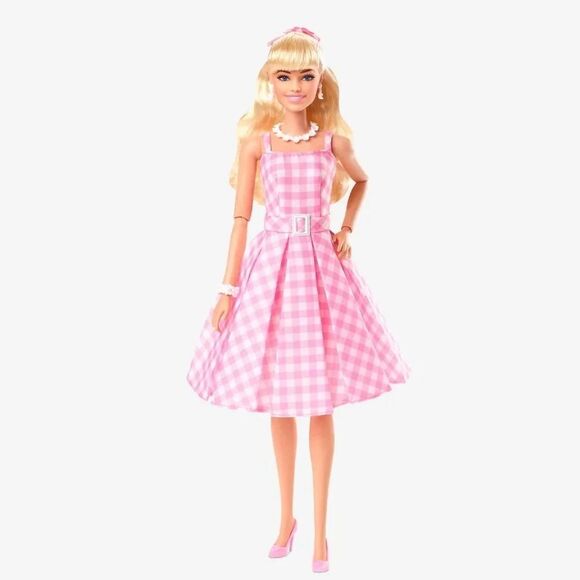 NRFB Mattel, Barbie in Pink Gingham Dress from "Barbie The Movie Doll" NIB NWT - Picture 2 of 8